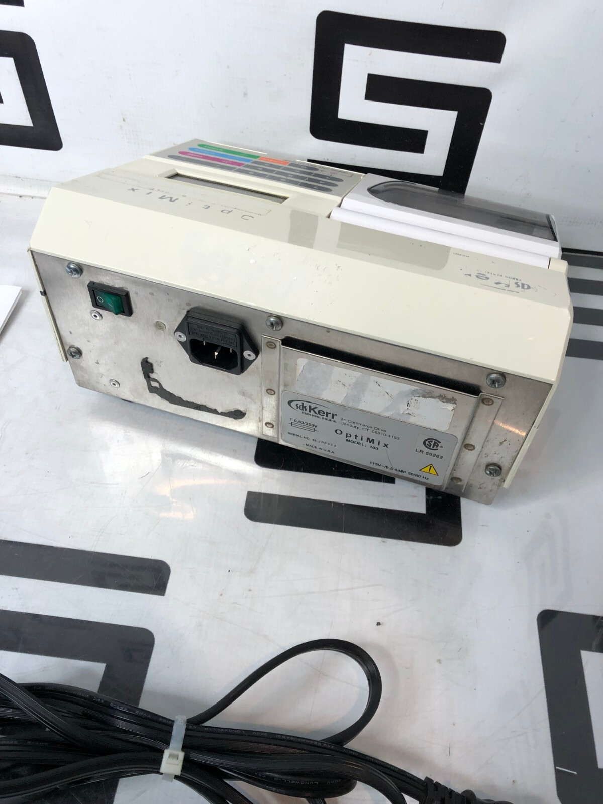 Used SDS KERR Model 100 OptiMix Amalgamator Demetron Dental Digital Mixing System