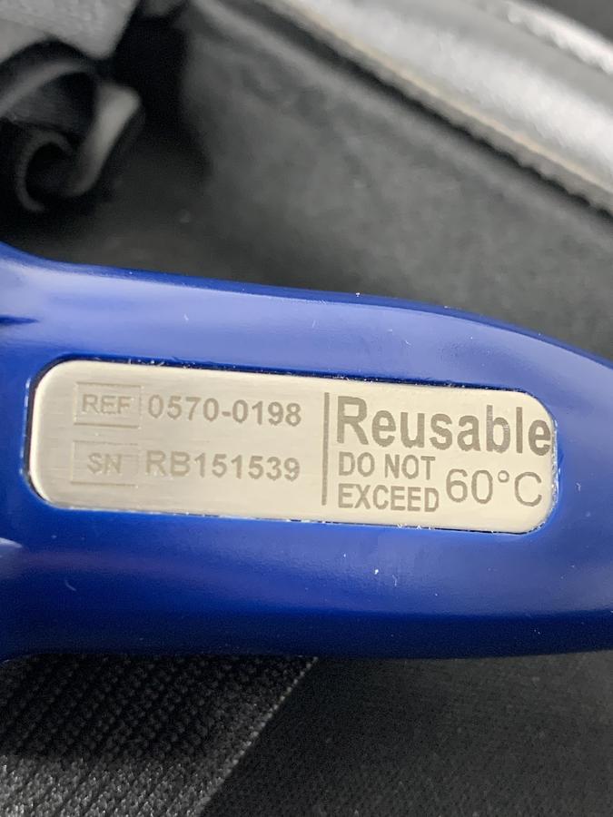 Used Verathon GlideScope 0570-0198 GVL 3-4 Camera Ranger Video Baton 0570-0198 GVL 3-4 Laryngoscope