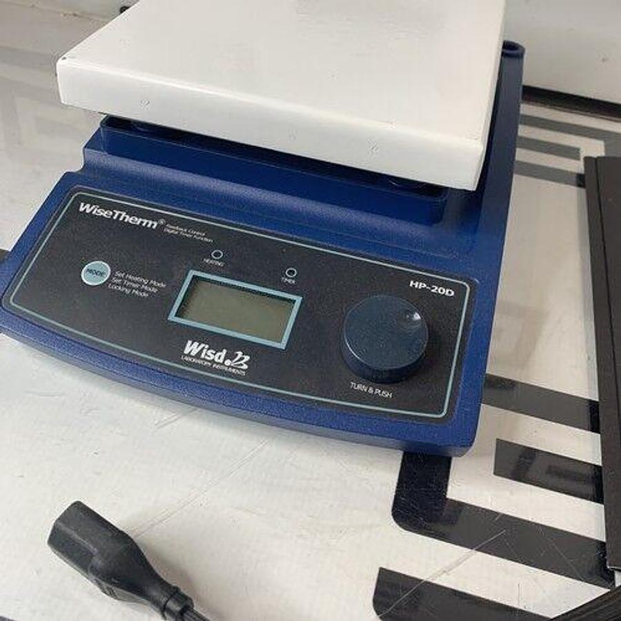 Used Wisd HP-20D Digital Ceramic Hotplate Wise Therm Wisetherm Heat Hot Plate Daihan