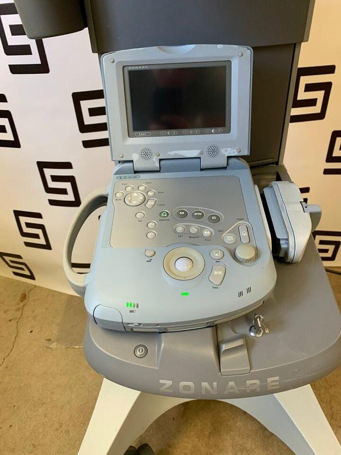 Used Zonare Z.One 4.7 SmartCart Diagnostic Ultrasound System   Scan Engine Docking Z1