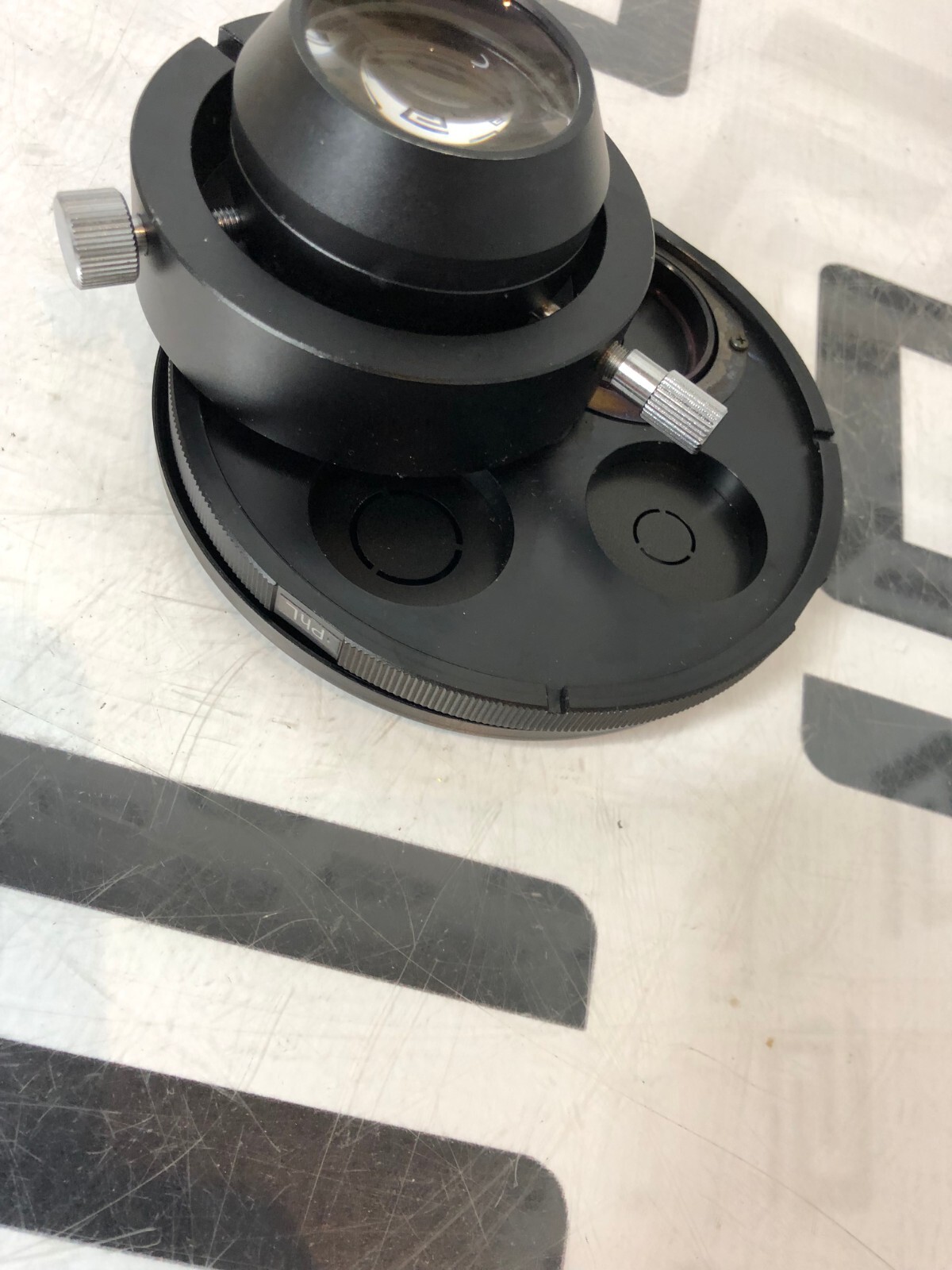 Used Nikon Phase Contrast 2 Condenser ELWD 0.3 & Lens for Diaphot Microscopes