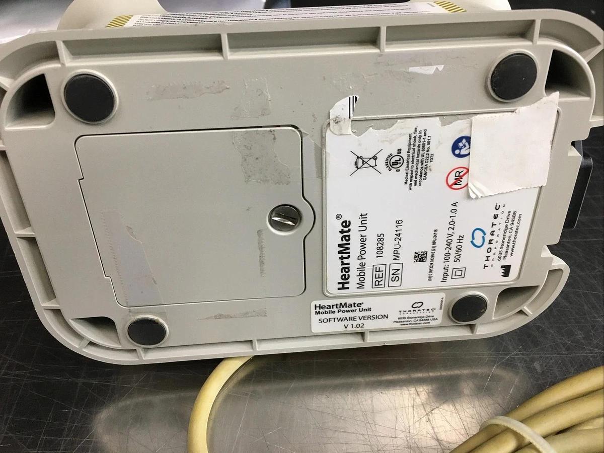 Used Thoratec 108285 HEARTMATE MOBILE POWER UNIT