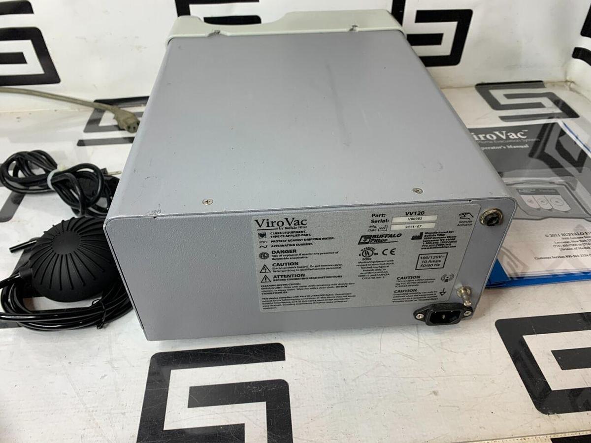 Used BUFFALO FILTER Smoke Plume Evacuation Viro Vac