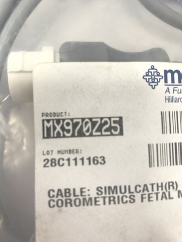 MEDEX MX970Z25 (R) Plus Cable Corometrics Fetal Monitor New