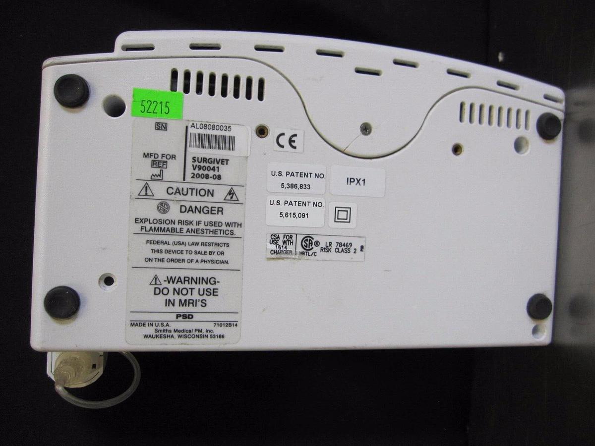 Used Smiths Medical SurgiVet V90041 Veterinary Monitor