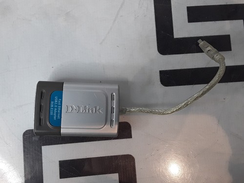 Used D-LINK DUB-E100 USB 2.0 FAST ETHERNET ADAPTER WARRANTY