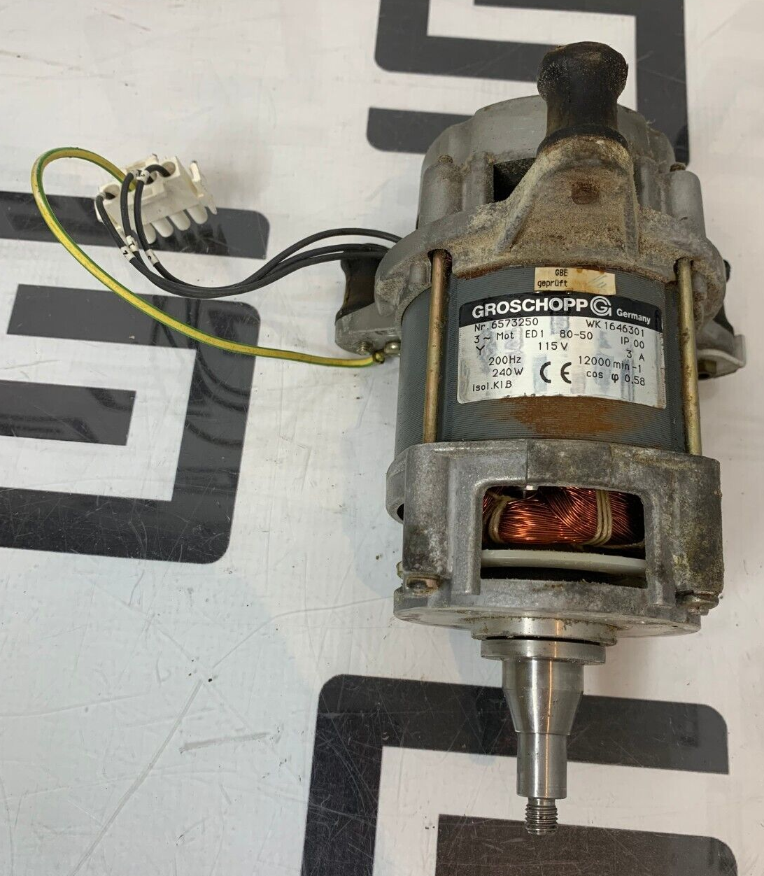 Used Eppendorf 5417R 5417 R Centrifuge Motor Groschopp Germany WK 1646301 WARRANTY