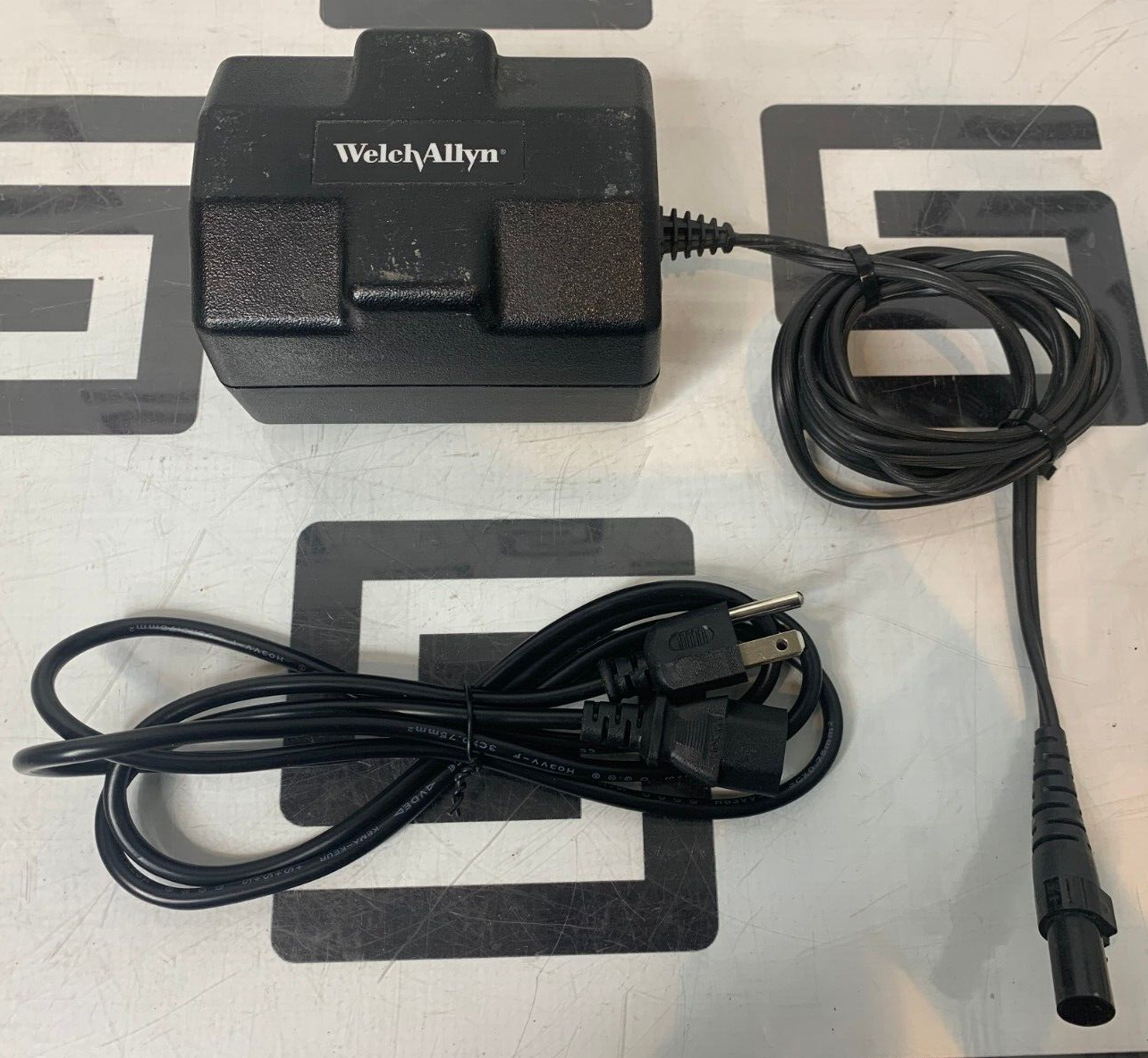Used Welch Allyn 503-0054-02 Power Adapter Charger Propaq Encore EL & Power Cord