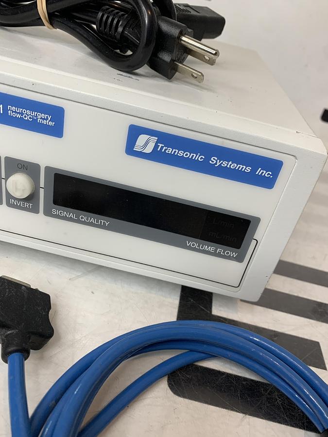 Used Transonic HT 331 Neurosurgery Flow-QC Meter Transonic Systems HT331