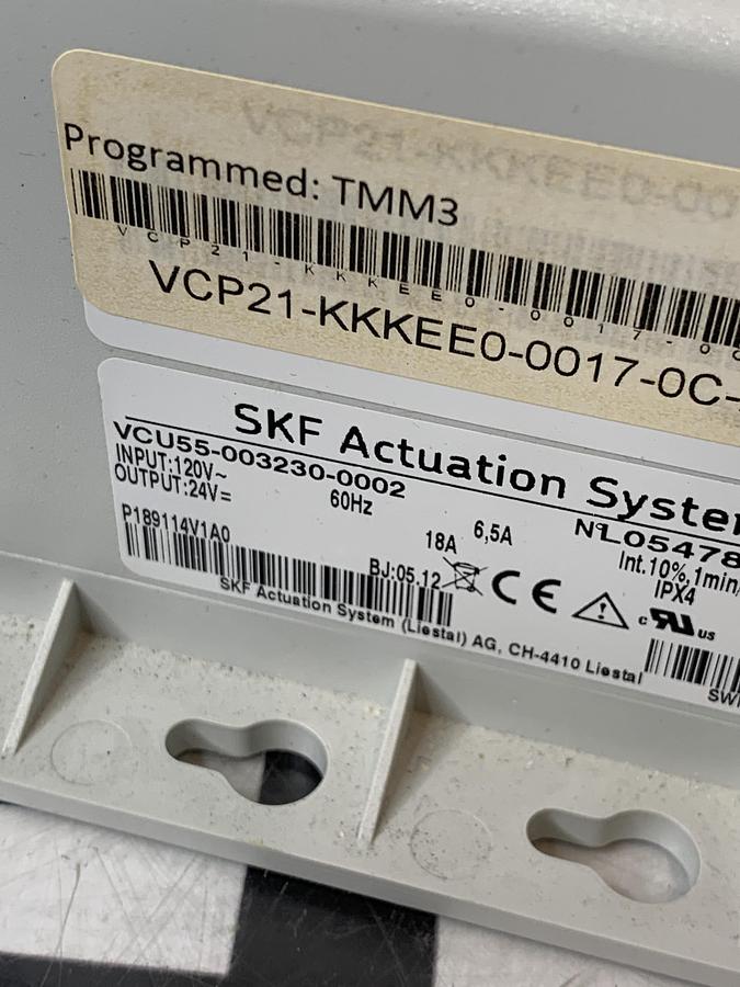Used SKF VCU55-003230-0002 Controller Transmotion TMM3 TMM4 TMM5 Actuation P189114V1A0