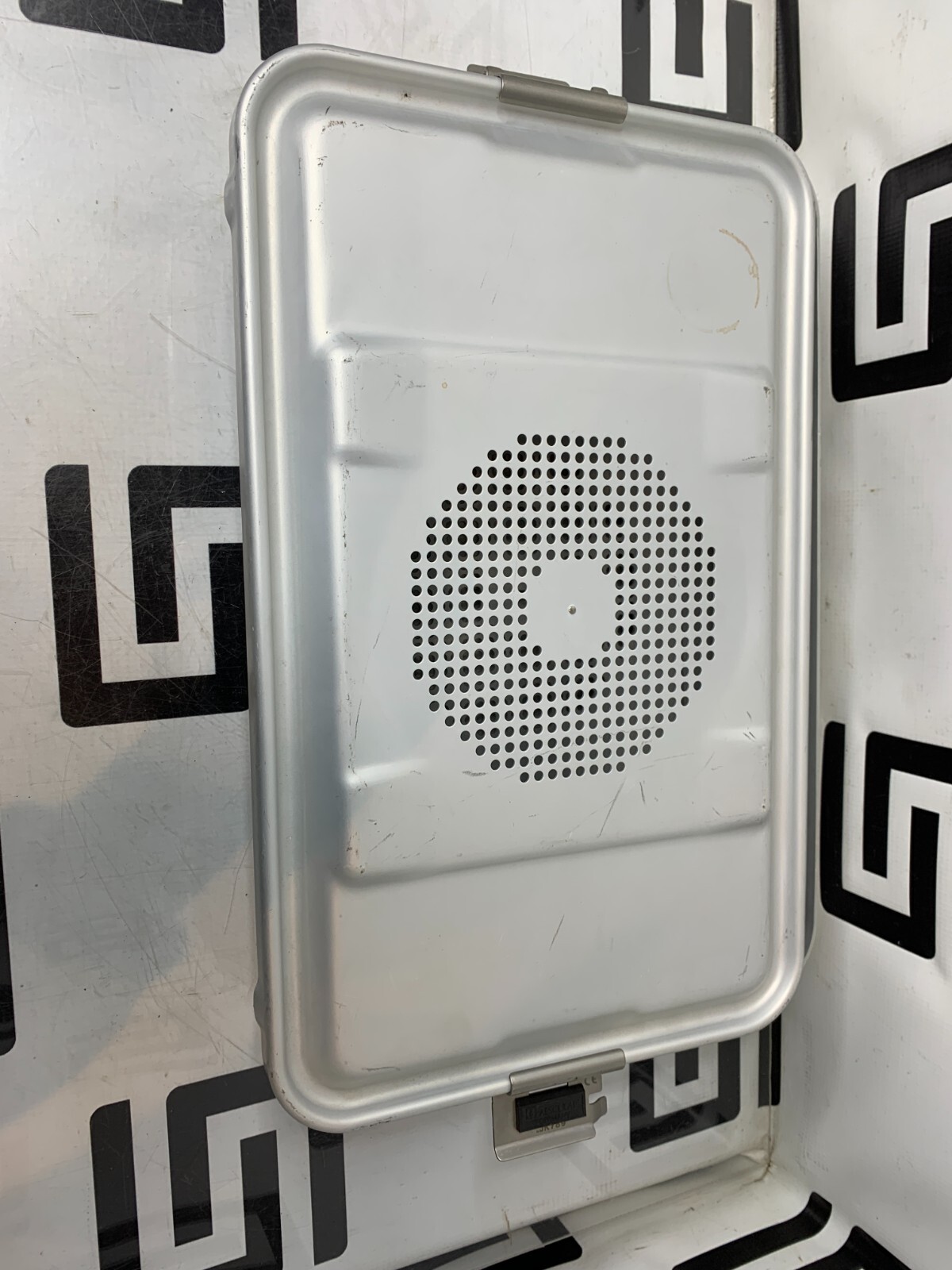 Used Aesculap Sterilization Container JN740 Lid JK789 Sterile Full Size  NO PLATES