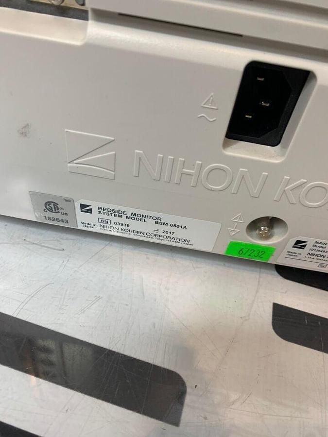Used NIHON KOHDEN MU-651RA BSM-6100 LIFESCOPE