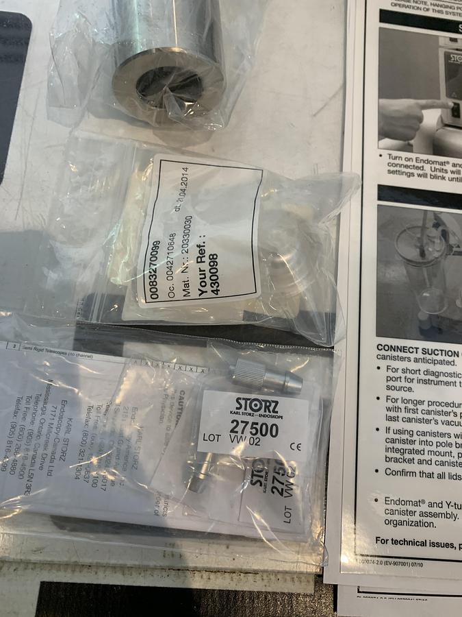 Used Karl Storz Hamou Endomat 26331020 & SCB Equimat 20302020 System