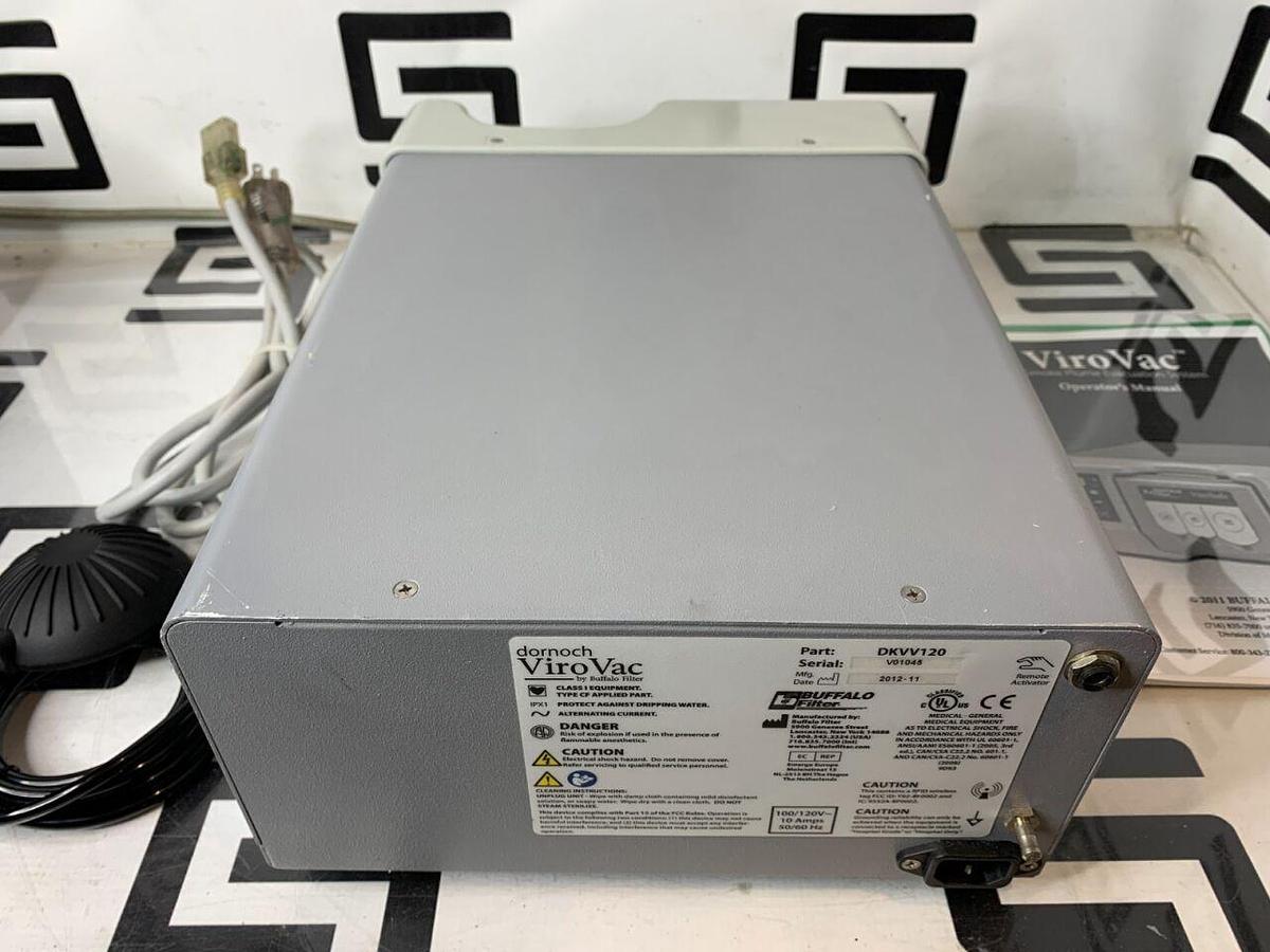 Used BUFFALO FILTER Smoke Plume Evacuation Viro Vac