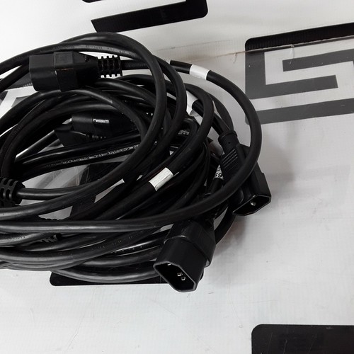 Used Lot of 3 Pack C20 to C13 Extension Power Cord 10A/250V 18 AWG IEC 60320 6 FT 6FT