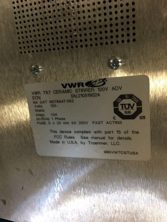 Used VWR 76447-052