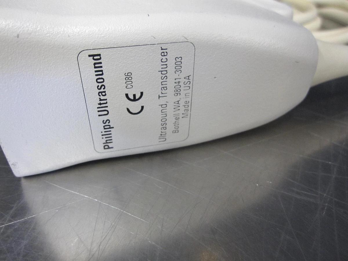 Used Philips C8-5 Transducer Probe Curved Array Ultrasound D4000-0964-02