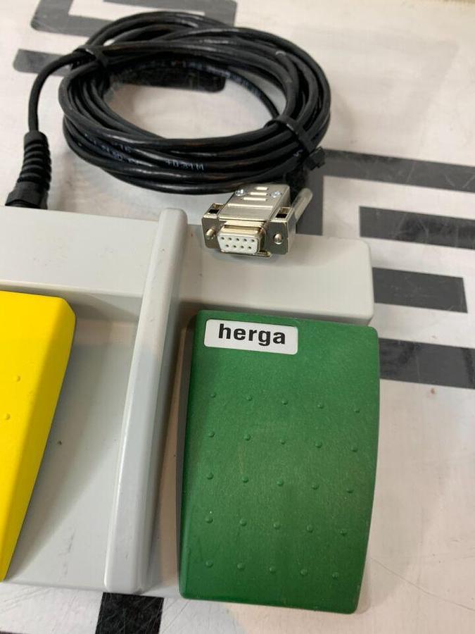 Used HERGA Triple Multifunction Foot Pedal