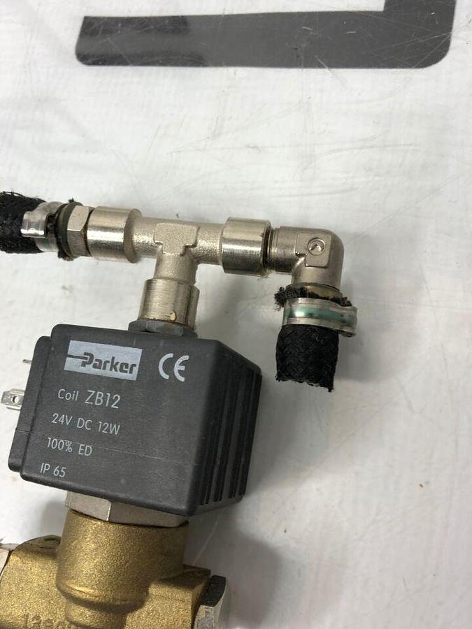 Used Bravo 17V 22V EV1 Parker ZB12 166FV-G07 Solenoid Valve   Coil A0BP2820000