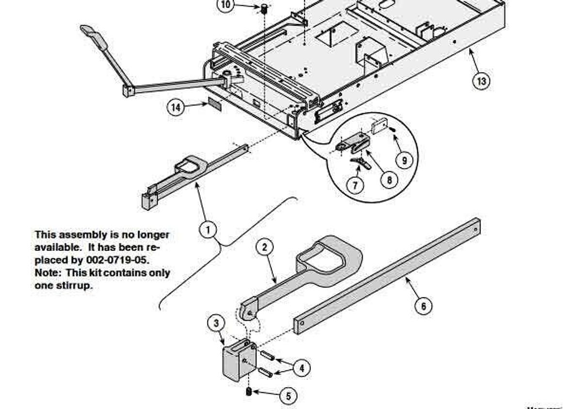Used Tables Stirrup Gray