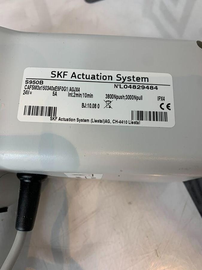 Used MAGNETIC SKF LINEAR ACTUATOR S950B