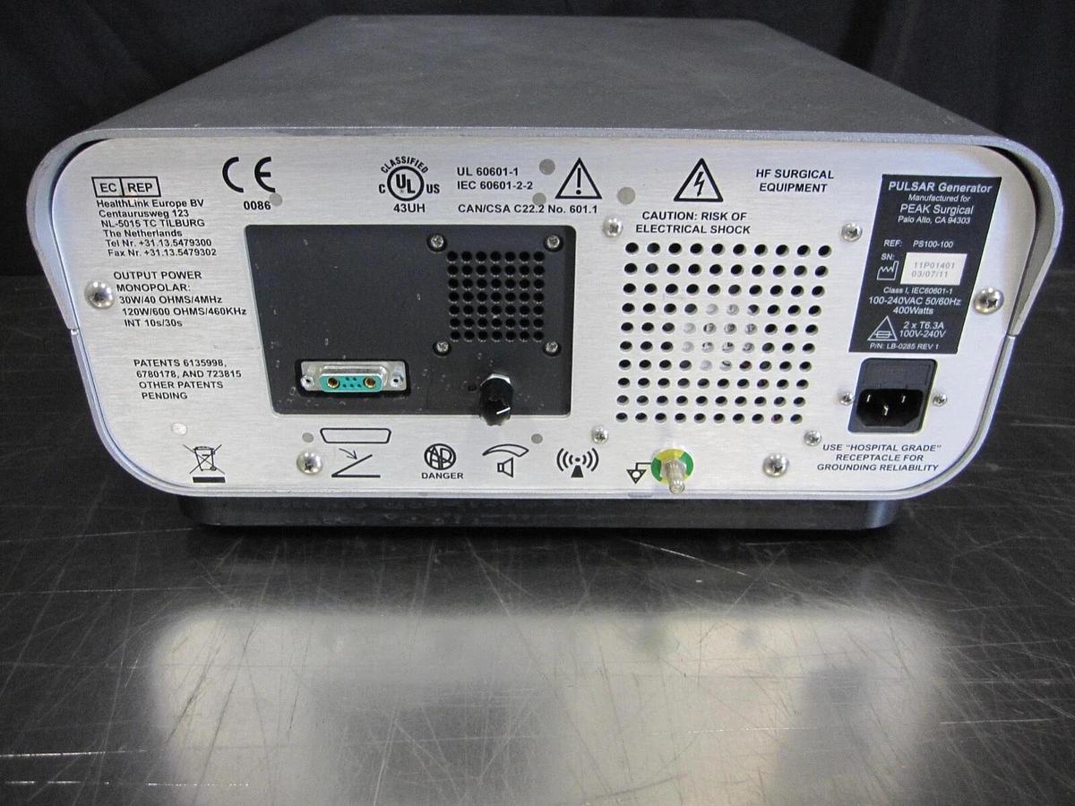 Used Medtronic PEAK PlasmaBlade PS100-100 PULSAR Generator