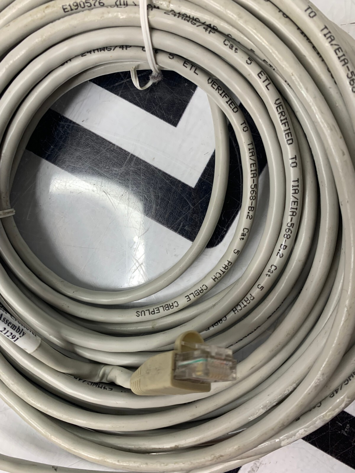 Used Gendex Orthoralix 9200 4519 103 21291 Ethernet Crossover Patch Cable Assembly