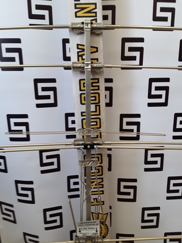 NEW All Channel Vintage FINCO Gold Corodized Antenna Air Terrestrial Roof Attic