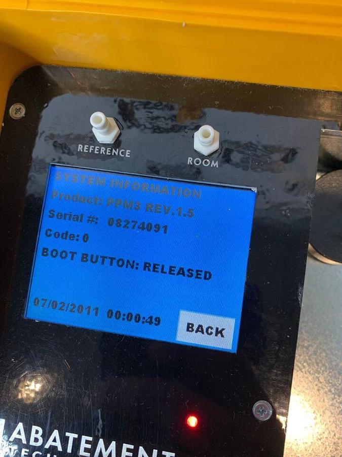 Used ABATEMENT TECHNOLOGIES s PPM3-S Portable Differential Pressure