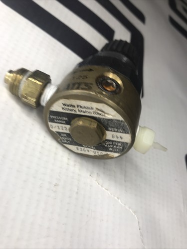 Used WATTS FLUIDAIR PNEUMATIC REGULATOR 0/125 300 PSIG MAXIMUM INLET R364-01C