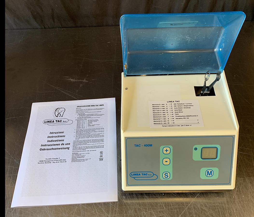 Used Linea TAC Model TAC-400M Digital Dental Amalgamator TESTED WARRANTY 