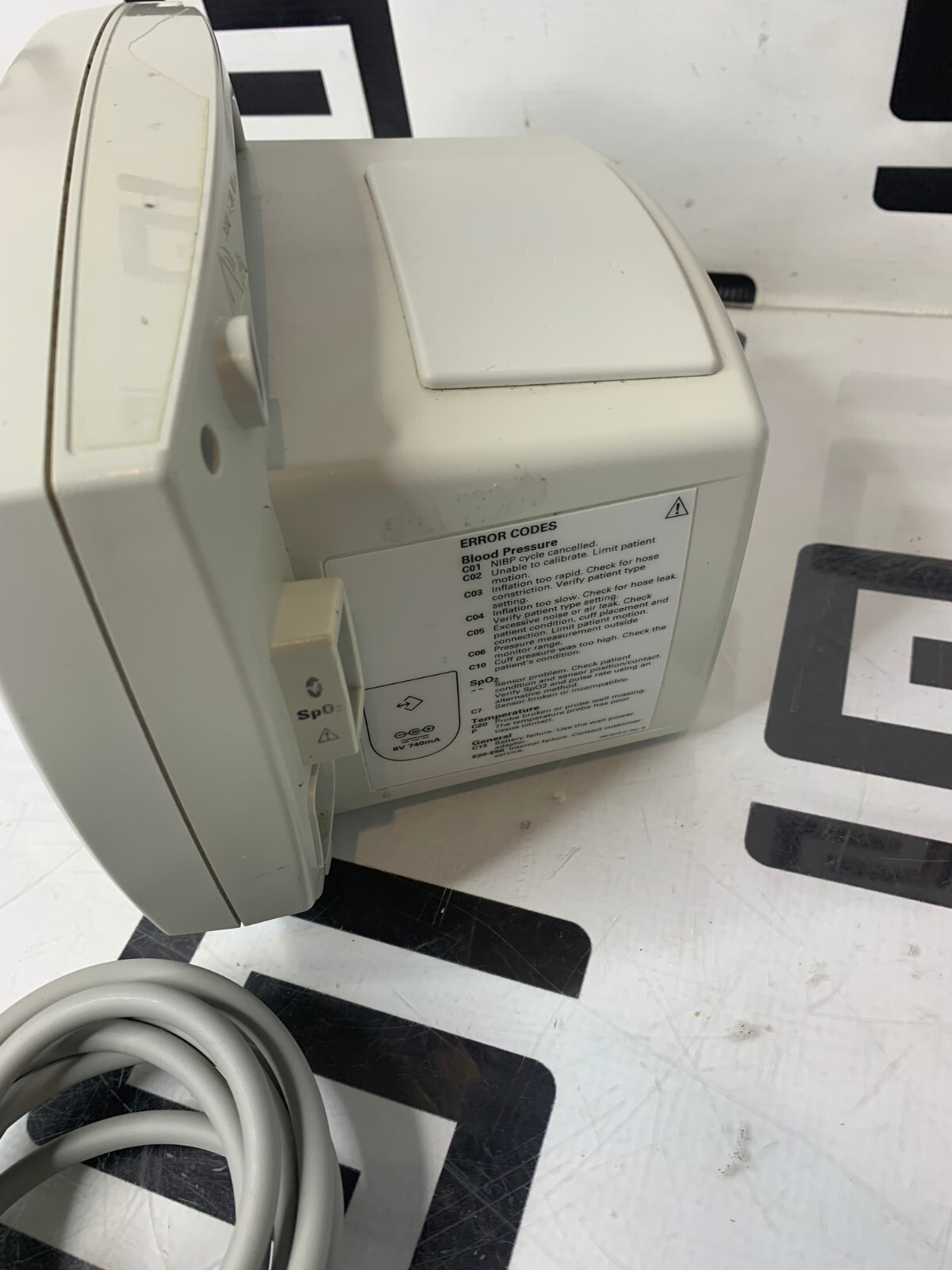 Used Welch Allyn 53XXX Vital Signs Monitor NIBP BP Blood Pressure 300 Series SPO2