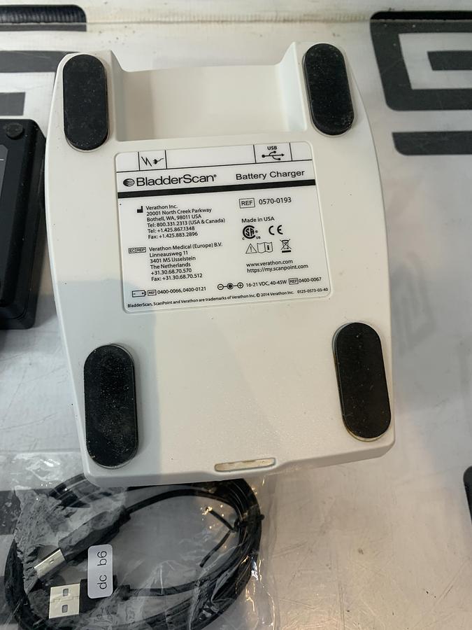 Used Verathon 0570-0193 BladderScan BVI 9400 Battery Charger Wireless Bladder Scan