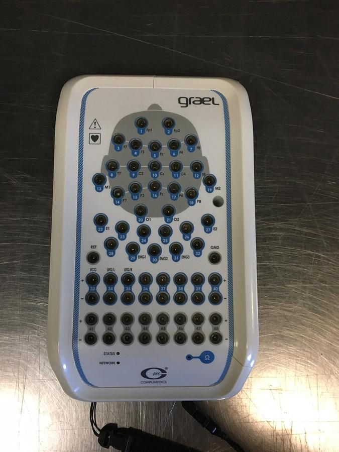 Used Compumedics DWL PSG EEG GRAEL 8028-0001-01 HEAD BOX