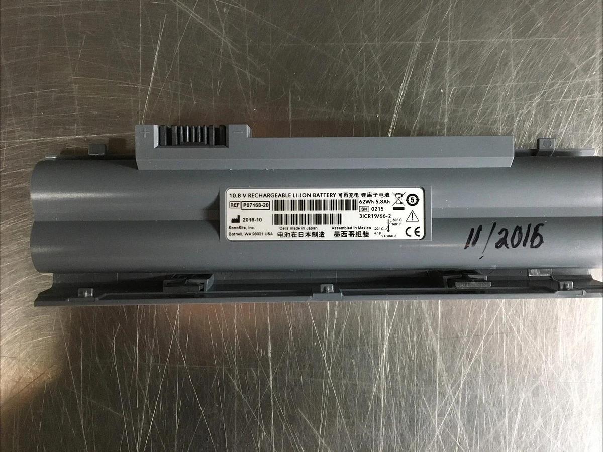 Used Sonosite Battery M-Turbo MicroMaxx Titan Ultrasound System P23905 P0716810.8 (A)