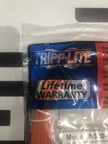 TRIPP LITE N320-15M 15M DUPLEX MMF CABLE LC/LC FIBER PATCH 49' Tripplite 50