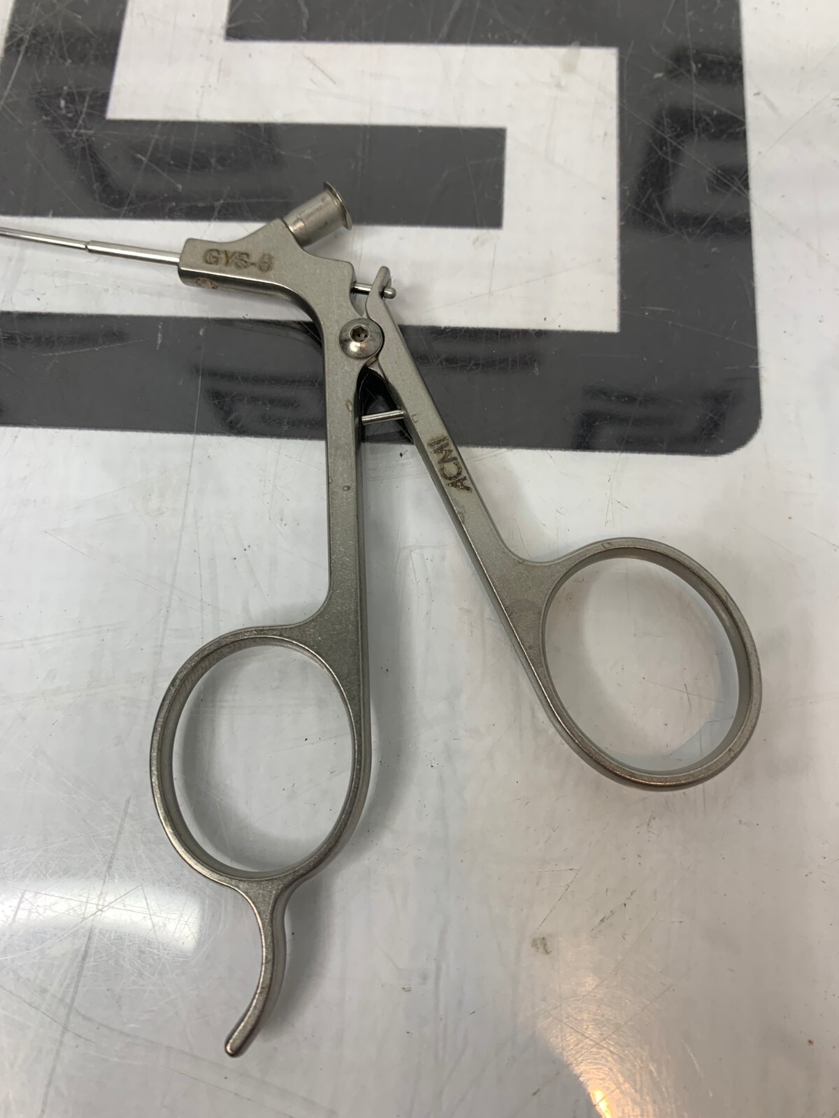 Used Gyrus GYS-5 ACMI Surgical 5Fr. Semi Rigid Scissors  WARRANTY