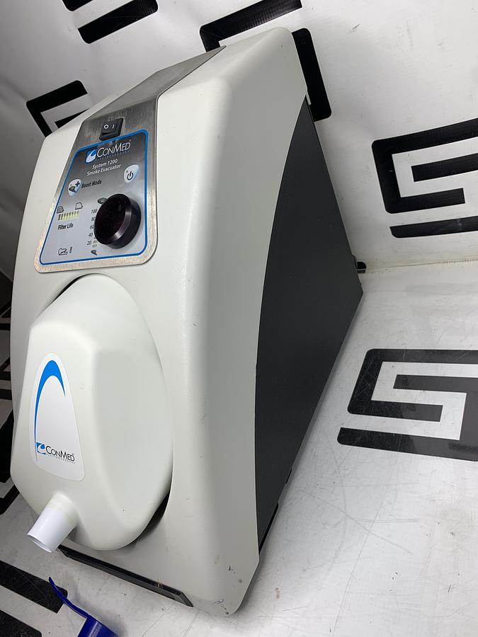 Used Conmed System 1200 Smoke Evacuator W/ Good Filter & Foot Pedal 60-8050-001 Linvatec
