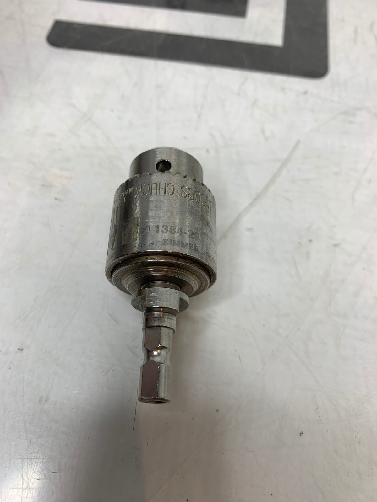 Used Zimmer Hall 1384-29 1/4" Jacobs Chuck Reamer Attachment WARRANTY