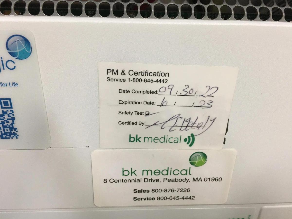 Used BK Medical Flex Focus 1202 300 Ultrasound Scanner B-K