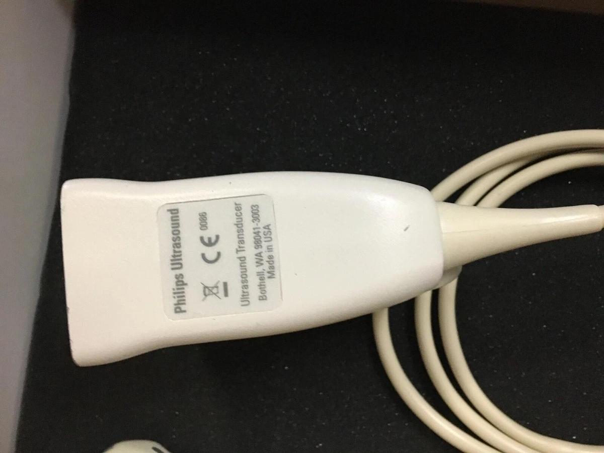 Used Philips C8-5 Transducer Probe Curved Array Ultrasound D4000-0964-02