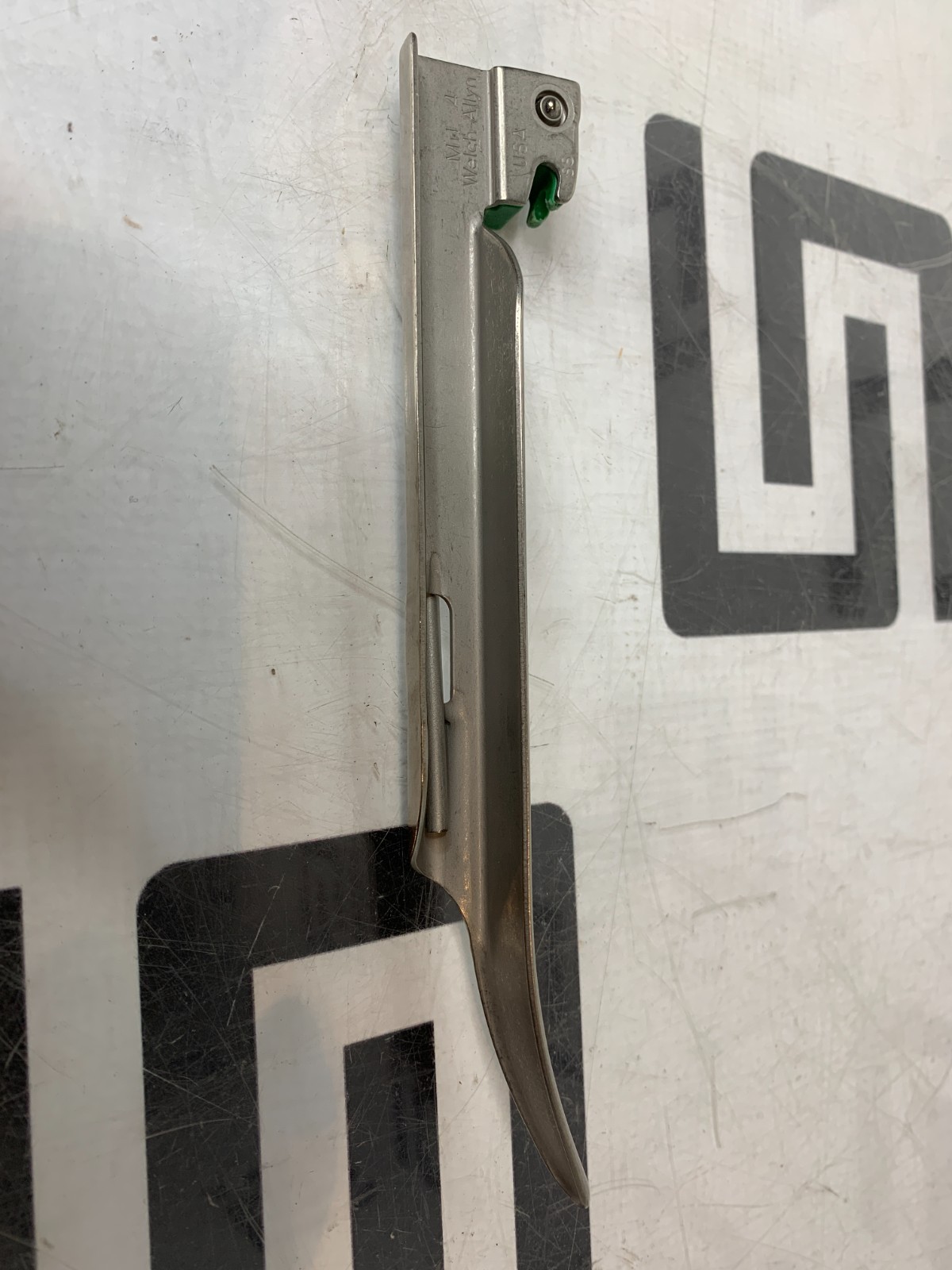 Used Welch Allyn Miller Mil 4 68064  F/O Laryngoscope Blade Fiber Optic