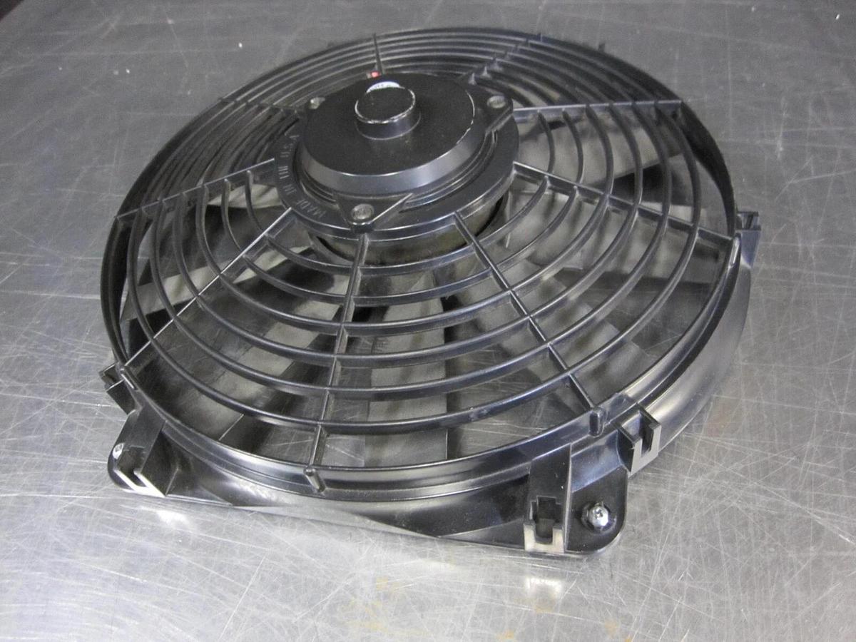 Used Flex-A-Lite 116536 Electric Fan Trimline 14 in. Diameter 1585 cfm with hardware