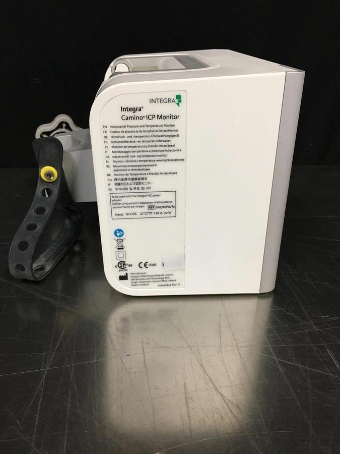 Used Natus Integra Camino ICP CAM02 Monitor Intercranial Pressure w/ CAMCABL & PMIO