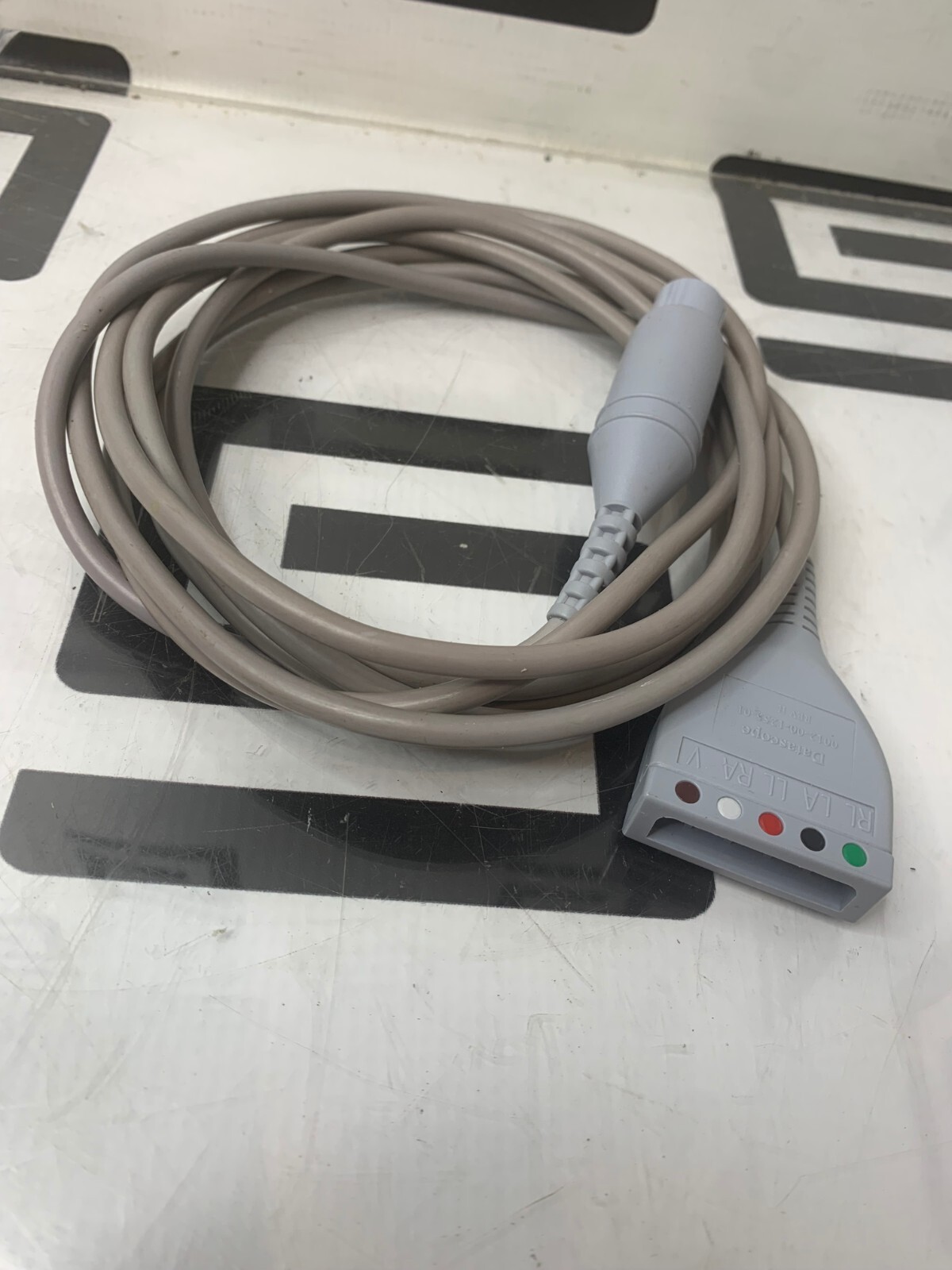 Used OEM Datascope 0012-00-1255-01 ECG EKG Trunk 5 Lead Cable