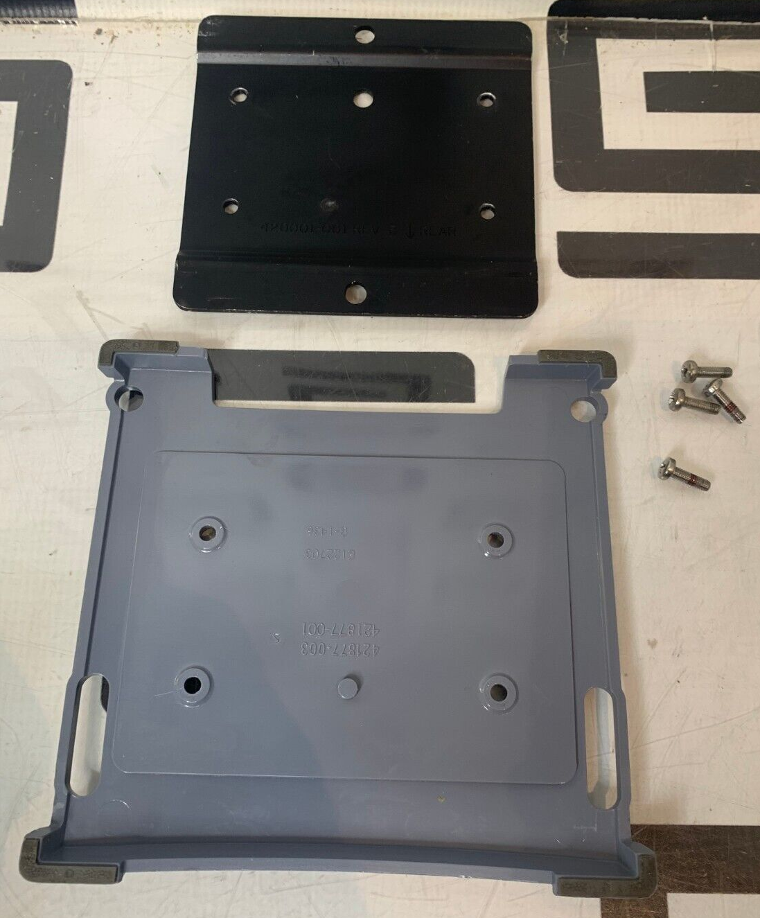 Used GE Dash 3000/4000 Wall Mounting Plates #420001-001 Rev B, 421877-003 3000 4000