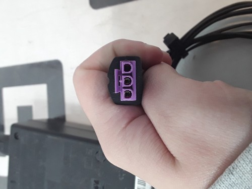 Used HP 0957-2271 OEM  Printer Power Adapter 32V  With Cord Purple Connector