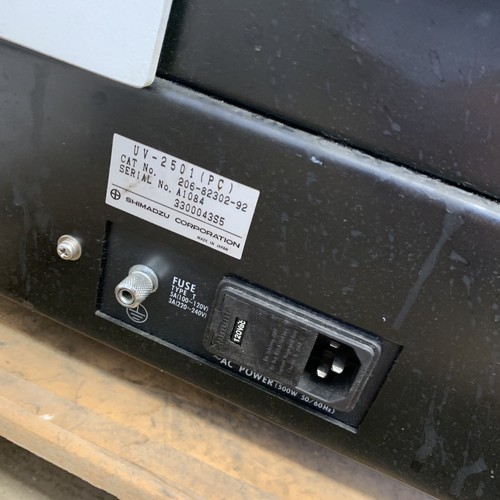 Used Shimadzu UV-2501PC UV-VIS Spectrophotometer CPS-240A Controller Recording