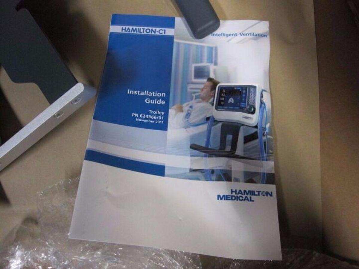 Used HAMILTON C1 T1 161150 Mobile Rolling Cart Medical Trolley Cart