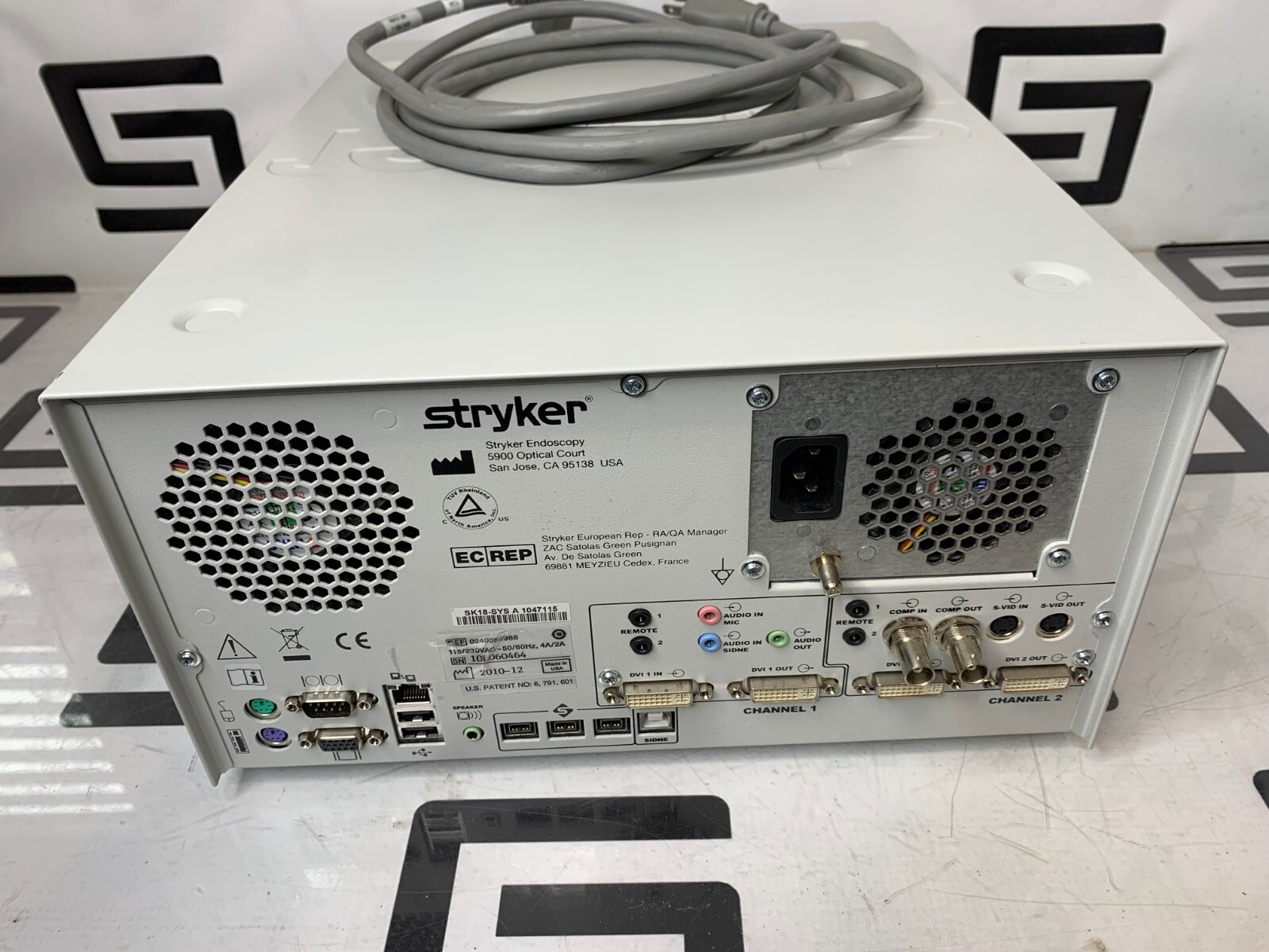 Used Stryker 240-050-988 SDC ULTRA HD Information Management System Version 7.0 G